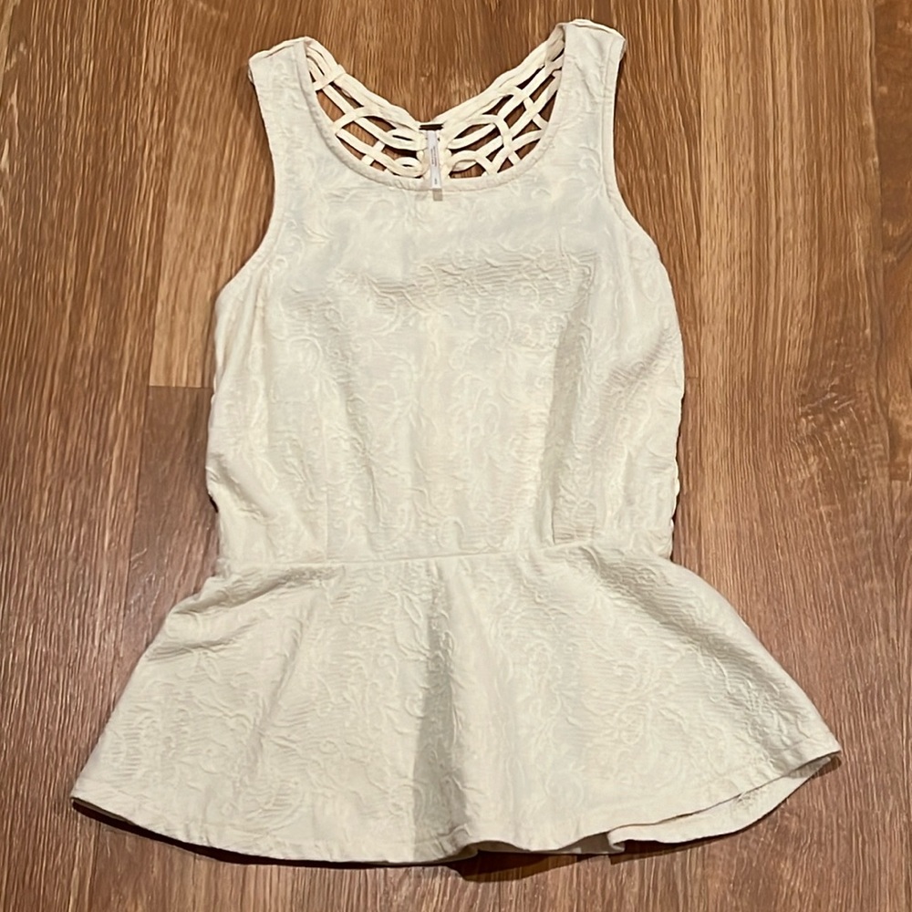 Free People peplum top